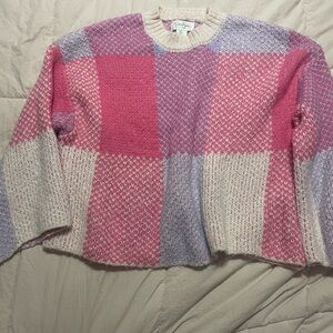 Jessica Simpson Small Pink and Purple Sweater
